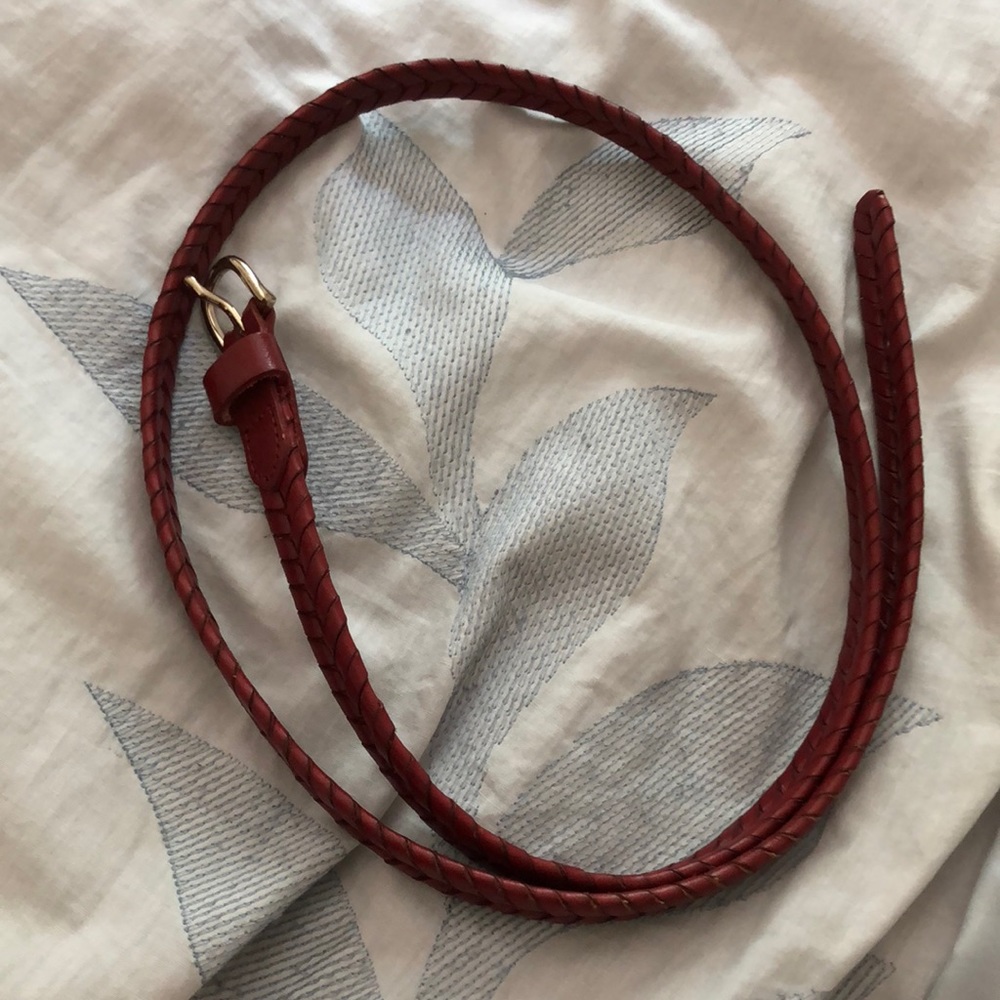 Banana Republic Red Leather Belt